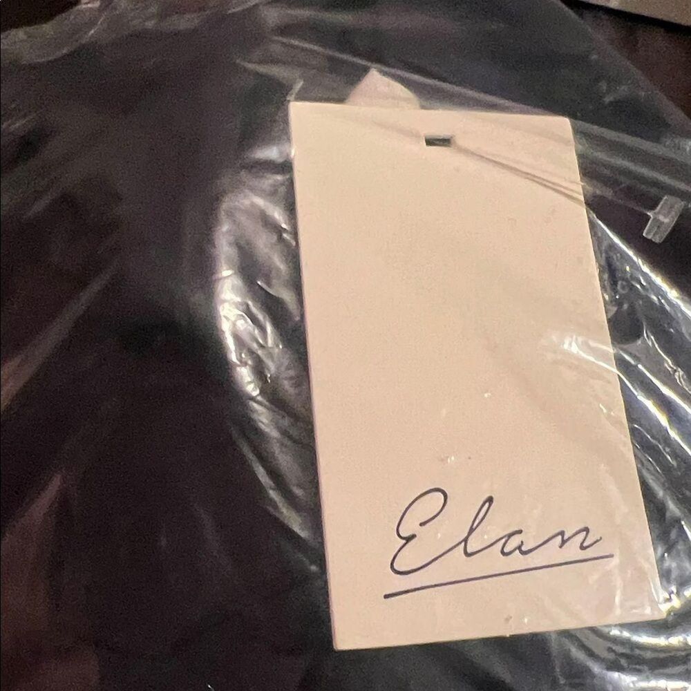 Elan Black Halter Maxi Dress NWT Flowy Boho Sleeveless Resort Beach - Picture 3 of 6
